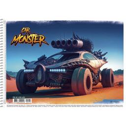 Альбом для малювання Star Car Monster, 30 аркушів (PB-SC-030-453)