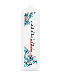 Термометр Стеклоприбор Сувенир П-7 Голубые цветы (300189)