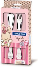 Набор детских столовых приборов Tramontina Baby Le Petit pink, 2 предмета (66973/015)