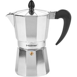Гейзерная кофеварка Holmer CF-0300-AL 300 мл серебристая (CF-0300-AL)