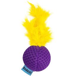 Игрушка для кошек Barksi Мяч с колокольчиком 5 см фиолетовая