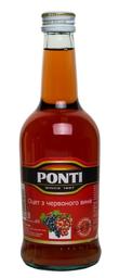 Оцет Ponti із червоного вина, 6%, 500 мл (391342)