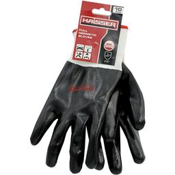 Перчатки Haisser 211323 с черным полным нитриловым покрытием