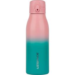 Термобутылка UZspace Iron Gradient 600 мл розовая с голубым (4203)