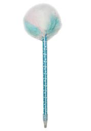 Ручка кулькова Offtop Помпон, блакитний (833893)