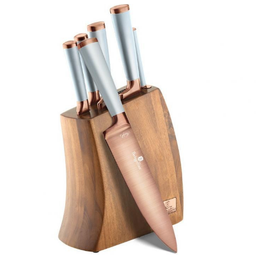 Набор ножей Berlinger Haus с подставкой, 7 предметов, светло-коричневый (BH 2646)