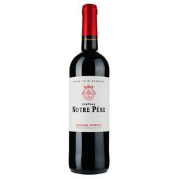 Вино Chateau Notre Pere AOP Bordeaux Superieur 2022 красное сухое 0.75 л