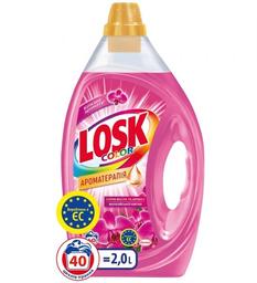 Гель для прання Losk Color Ароматерапія з ефірними оліями та ароматом Малазійських квітів, 2 л (884068)