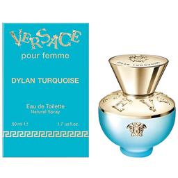 Туалетна вода Versace Pour Femme Dylan Turquoise, 50 мл (702130)