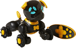 Интерактивная игрушка WowWee маленький щенок Чип, черный с желтым (W2804/3819)