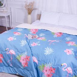 Одеяло хлопковое MirSon Летнее №2811 Сolor Fun Line Rolando, полуторное, 205х140 см, голубое (2200006685340)