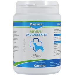 Вітаміни Canina Petvital GAG для собак, для суглобів та тканин, 180 таблеток