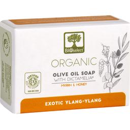 Мило для тіла та обличчя BIOselect Organic Olive Oil Soap Exotic Ylang-Ylang 80 г