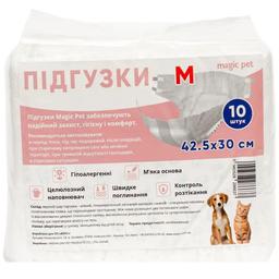 Подгузники для собак-девочек Magic Pet M 42.5х30 см 10 шт