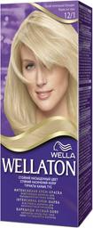 Стійка крем-фарба для волосся Wellaton, відтінок 12/1 (яскравий попелястий блондин), 110 мл