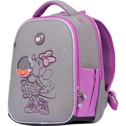 Рюкзак каркасний Yes H-100 Minnie Mouse, сірий з бузковим (552174)