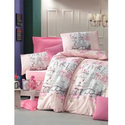 Комплект постельного белья LightHouse Holiday, ранфорс, полуторный, 220х160 см, розовый (2200000034786)