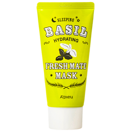 Нічна маска для обличчя A'pieu Fresh Mate Basil Hydrating Sleeping Mask з екстрактом базиліку, 50 мл