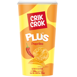 Чипси Crik Crok Plus Паприка 165 г