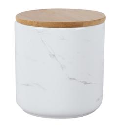 Банка Limited Edition Marble, кераміка, 900 мл, білий (202C-007-A2)