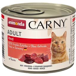 Вологий корм для котів Animonda Carny Adult Beef, з яловичиною, 200 г
