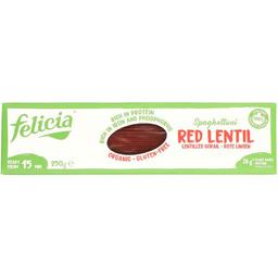 Макаронные изделия Felicia Спагетти из красной чечевицы органические 250 г (943455)