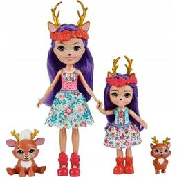 Кукла Enchantimals Оленица Дениса с младшей сестрой (HCF80)