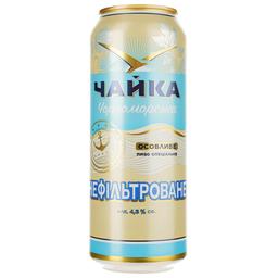 Пиво Чайка Чорноморська Особливе, светлое, 4,3%, ж/б, 0,5 л