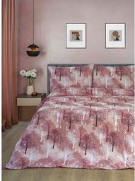 Комплект постельного белья Iris Home Ranforce Wood, ранфорс, двухспальный, красный (svt-2000022276108)