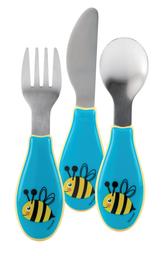 Набір столових приборів Nuby Бджілка, блакитний (NV0501003bee)