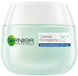 Ночной крем для лица Garnier Skin Naturals Сияние Молодости 25+, для всех типов кожи, 50 мл (C4929600)