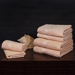 Полотенце для рук Aisha Home Косичка, махровое, 70х40 см, светло-кофейный (1001-15-1125)