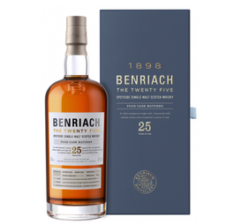 Виски BenRiach Single Malt Scotch Whisky 25 yo, в подарочной упаковке, 46%, 0,7 л