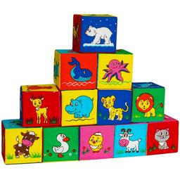 Набор мягких кубиков Масік Веселые кубики (МС 090601-13)
