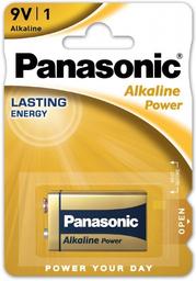 Батарейка Panasonic 9V 6LF22 Alkaline Power Крона, 1 шт. (6LF22APB/1BP)
