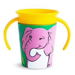 Чашка непроливна Munchkin Miracle 360 WildLove Слоненя, 177 мл, жовтий (05177201.01)