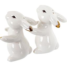 Набір для спецій Lefard Кролики 8 см білий (149-479)
