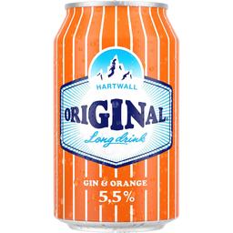 Напиток слабоалкогольный Original Long Drink Gin & Orange 5.5% 0.33 л ж/б