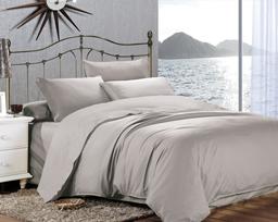 Комплект постельного белья Home Line, сатин люкс, 220х200 см, серый (155262)