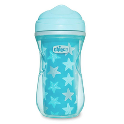 Поильник непроливайка Chicco Active Cup, 266 мл, голубой (06981.20.03)