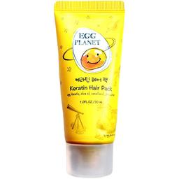 Кератиновая маска Daeng Gi Meo Ri Egg Planet Keratin Hair Pack, для поврежденных волос, 30 мл