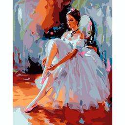 Картина по номерам Santi Хрупкая балерина, 40х50 см (954486)