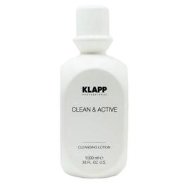Очищающее молочко Klapp Clean & Active Cleansing Lotion, 1000 мл