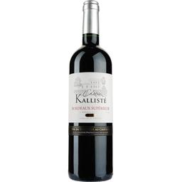 Вино Chateau Kalliste AOP Bordeaux Superieur 2017, червоне, сухе, 0,75 л