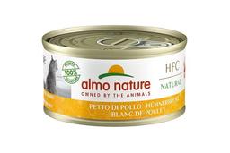 Вологий корм для котів Almo Nature HFC Cat Natural, куряча грудка, 70 г (9022H)