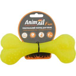 Игрушка для собак AnimAll Fun AGrizZzly Кость желтая 15 см