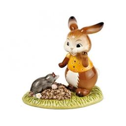 Статуэтка Goebel Кролик с кротом, фарфор, 11 см (66-887-58-9*)