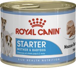 Вологий корм для вагітних собак і цуценят Royal Canin Starter Мother & Вabydog Мousse, м'ясо зі злаками, 195 г