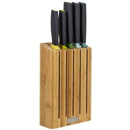 Набор кухонных ножей с бамбуковой подставкой Joseph Joseph Elevate, 6 предметов, разноцветный (10300)