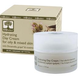 Зволожувальний крем для обличчя денний BIOselect Hydrating Day Cream for oil & mixed skin 50 мл